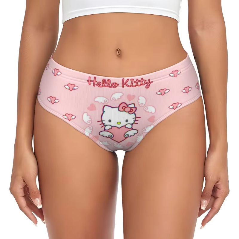 Comfort Hello Kitty Cat Panties Underwear Briefs Underpants